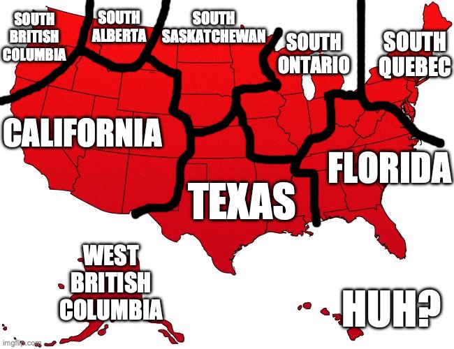 USA According To Canadians Imgflip