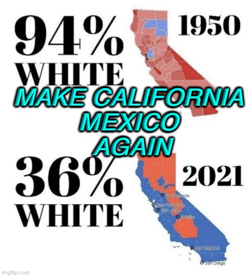 Make California Mexico Again | MAKE CALIFORNIA 
MEXICO 
AGAIN | image tagged in california | made w/ Imgflip meme maker