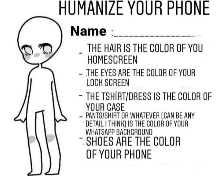 High Quality Humanize your phone Blank Meme Template