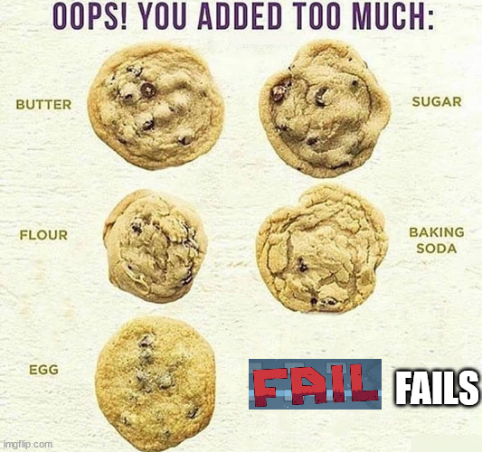 "Pretty convincing there." | FAILS | image tagged in oops you added too much,henry stickmin,fail | made w/ Imgflip meme maker