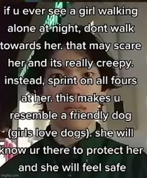 great idea 01 | image tagged in funny,girls,dogs,dark,scary,uh oh | made w/ Imgflip meme maker