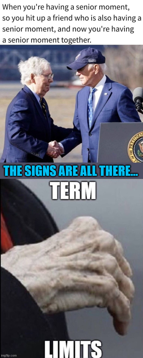 Signs | THE SIGNS ARE ALL THERE... | image tagged in career,politicians suck,biden,crime,family | made w/ Imgflip meme maker