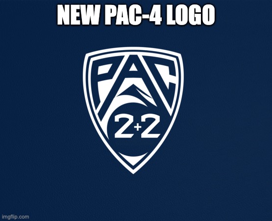 pac-4 logo | NEW PAC-4 LOGO | image tagged in pac-4 | made w/ Imgflip meme maker