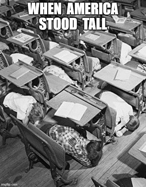 When America Stood Tall | WHEN  AMERICA STOOD  TALL | image tagged in cold war | made w/ Imgflip meme maker