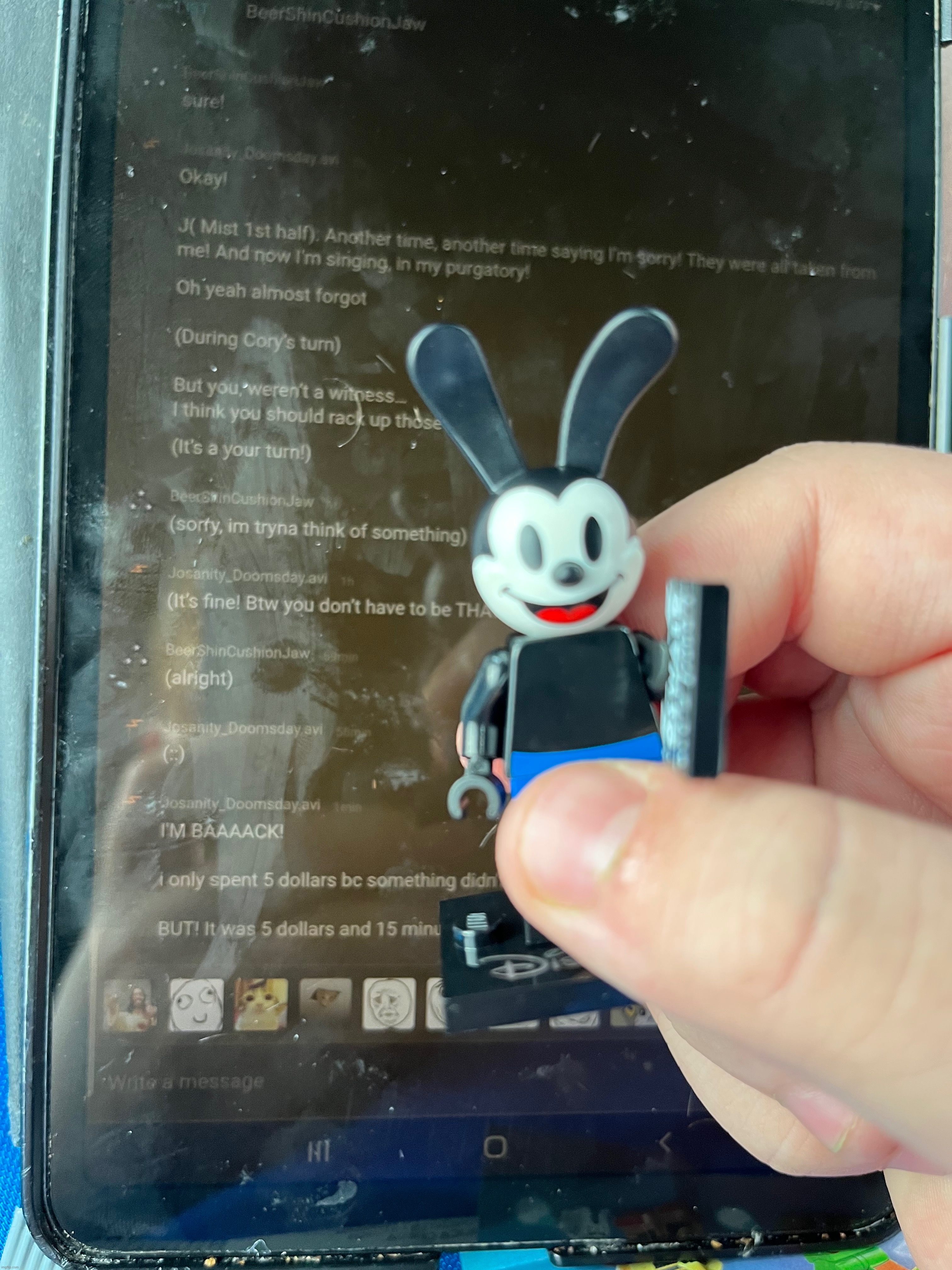 GUESS WHO GOT LEGO OSWALD!!! | made w/ Imgflip meme maker
