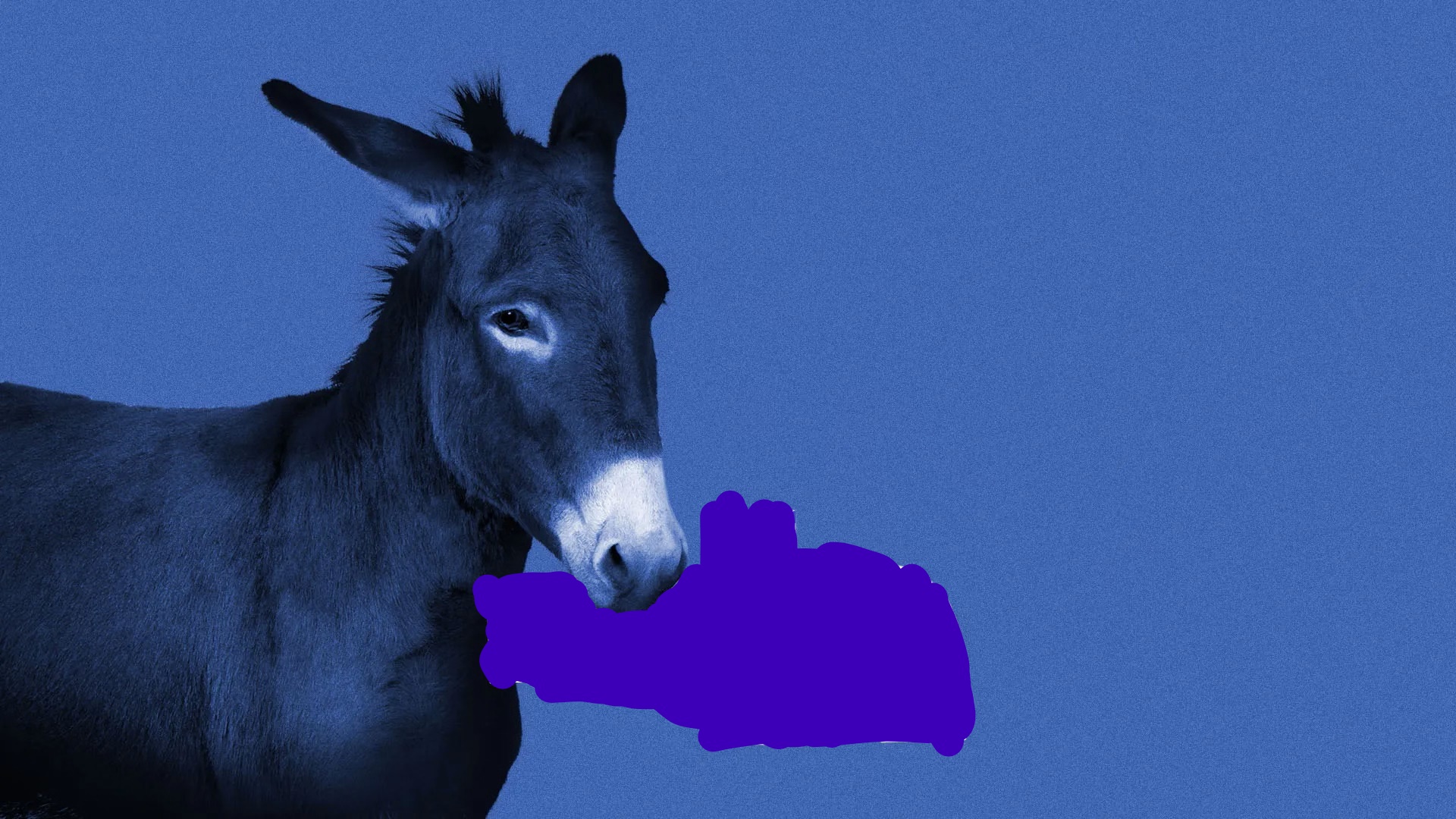 Democrat Donkey Blank Meme Template