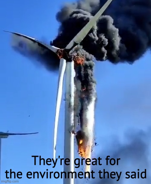 These things sure do catch on fire a lot. | They're great for the environment they said | image tagged in memes | made w/ Imgflip meme maker