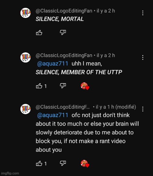 this guy is defending the racist from my other post | made w/ Imgflip meme maker