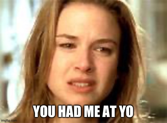you had me at hello | YOU HAD ME AT YO | image tagged in you had me at hello | made w/ Imgflip meme maker