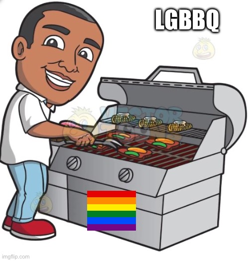 Just a joke please don’t ban me | LGBBQ | image tagged in barbecue man | made w/ Imgflip meme maker