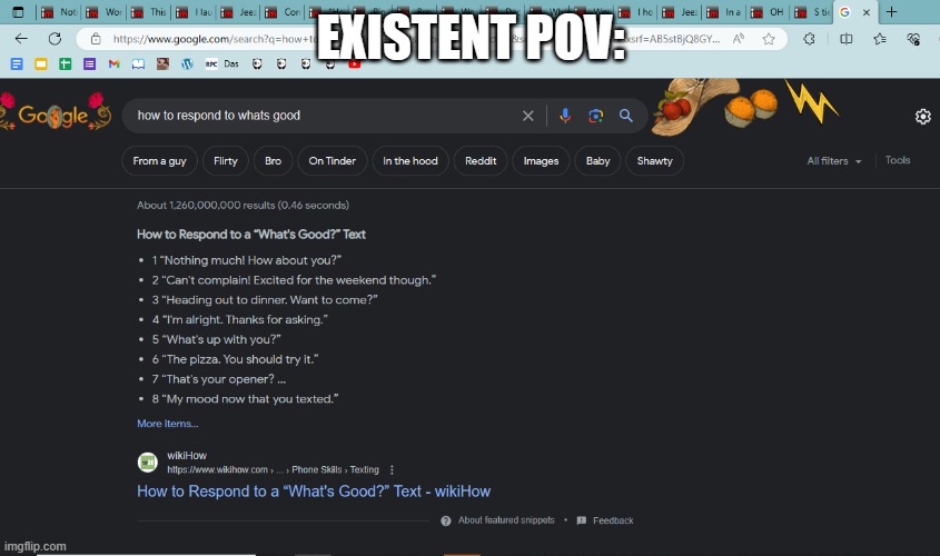 EXISTENT POV: | made w/ Imgflip meme maker