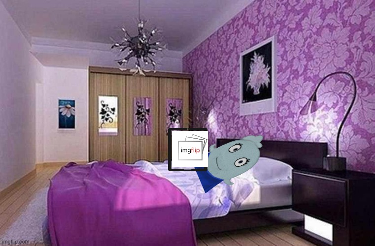 Pink bedroom | image tagged in pink bedroom | made w/ Imgflip meme maker