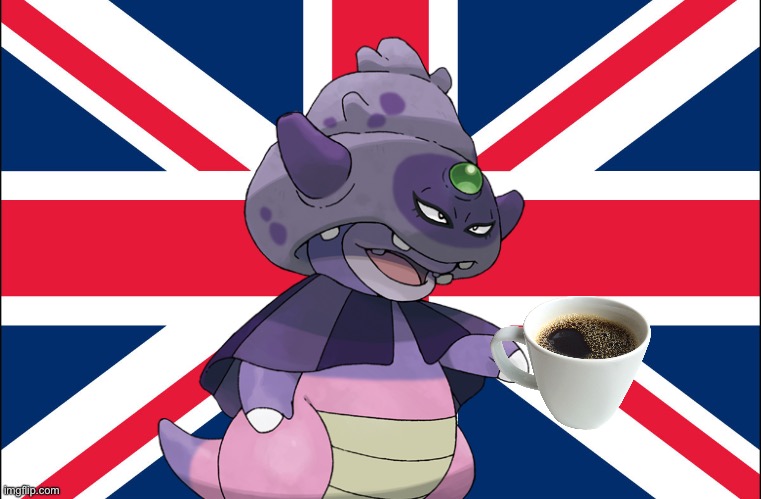 British Galar Slowking | image tagged in great britain | made w/ Imgflip meme maker