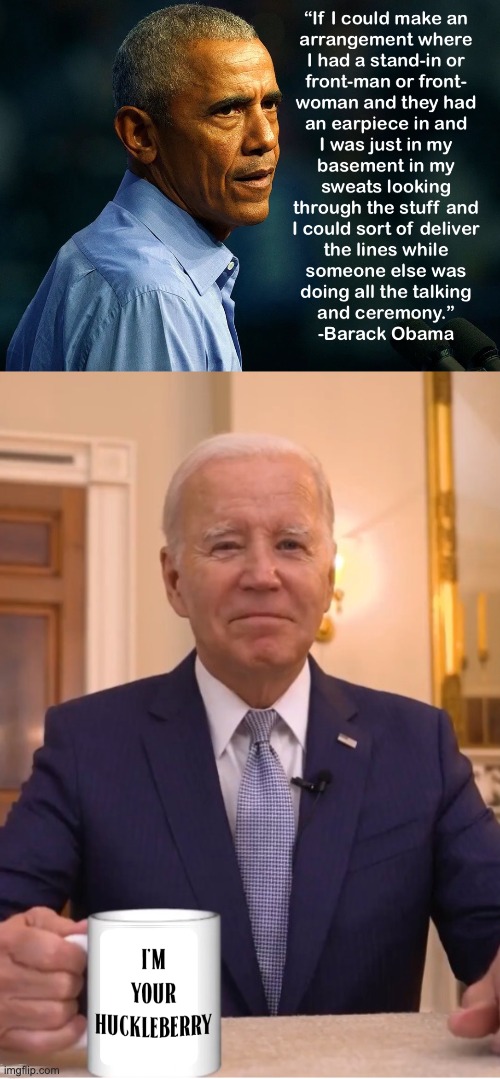 Is There Any Doubt? | image tagged in obama,biden,obiden | made w/ Imgflip meme maker