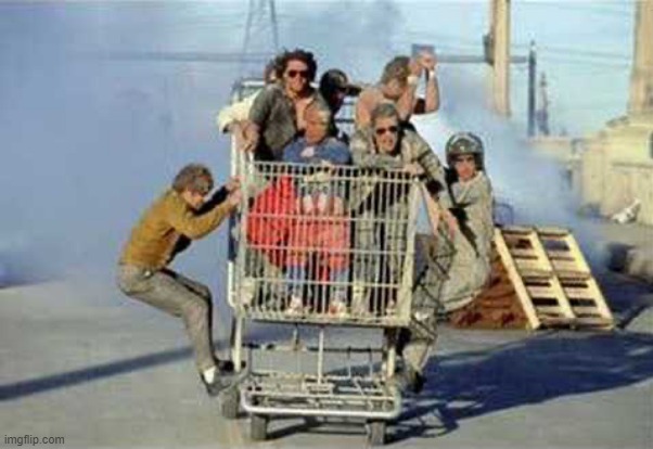 Jackass shopping cart | image tagged in jackass shopping cart | made w/ Imgflip meme maker