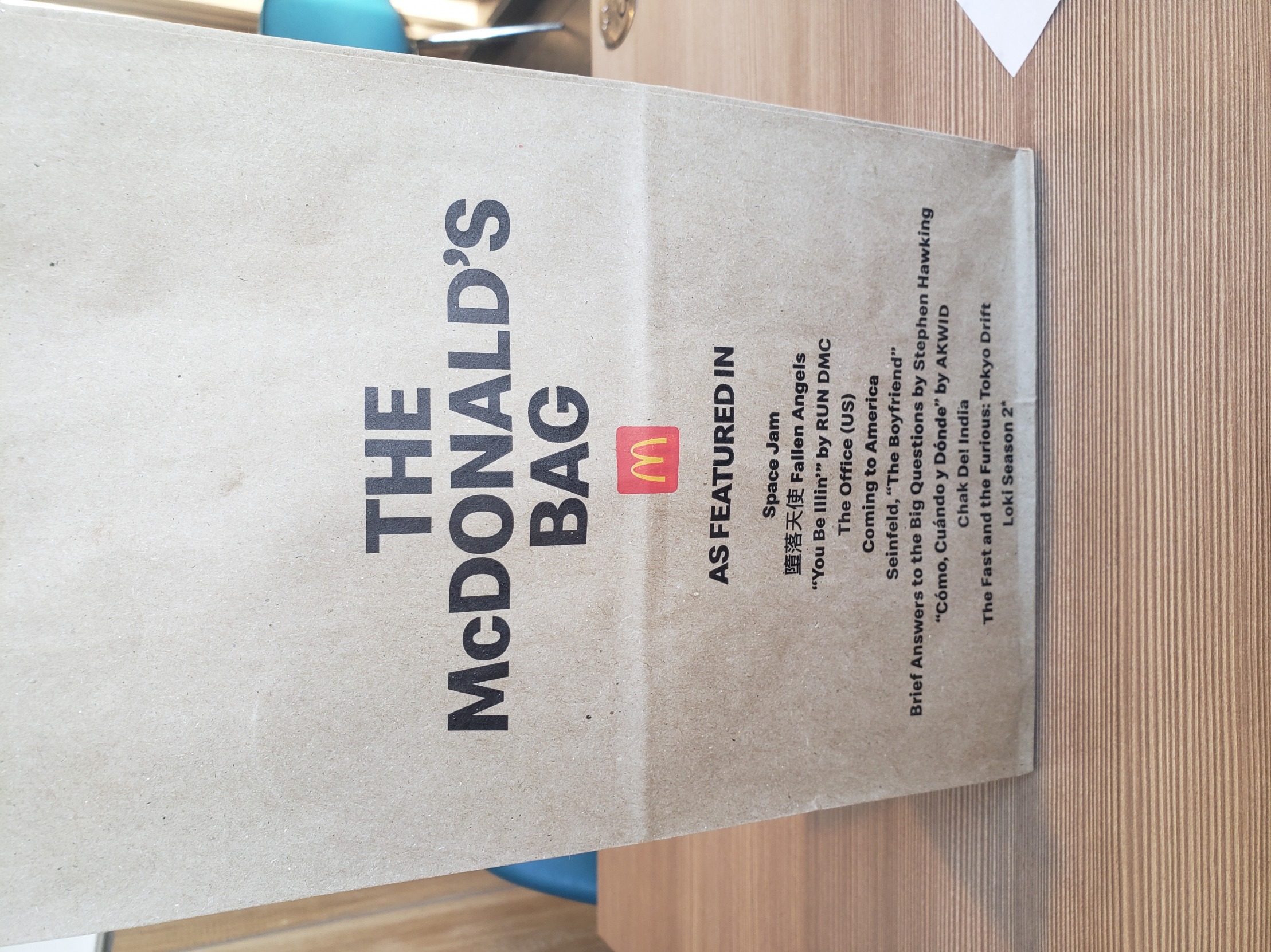 The McDonald's Bag Blank Meme Template