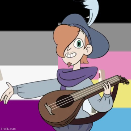 My new discord pfp! | image tagged in svtfoe,ruberiot,patrick stump,asexual | made w/ Imgflip meme maker