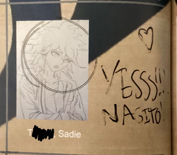 WHY IS KOMAEDA IN THE YEARBOOK!!?! (Yes this was my actual 2020-1 middle school yearbook) | made w/ Imgflip meme maker
