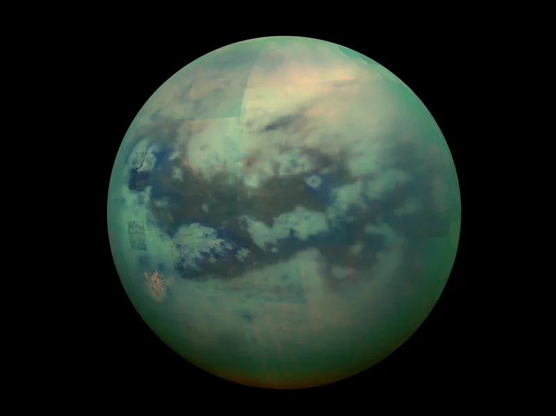 Titan, moon of saturn Blank Meme Template