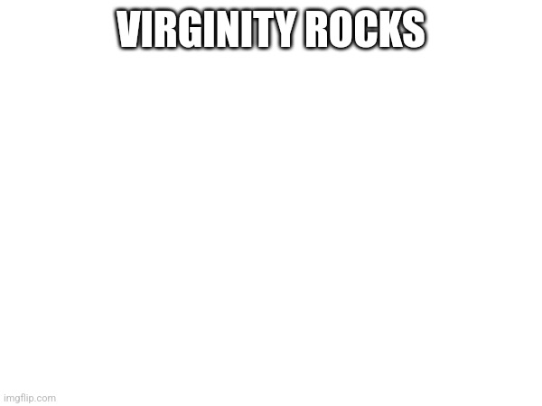 VIRGINITY ROCKS | made w/ Imgflip meme maker