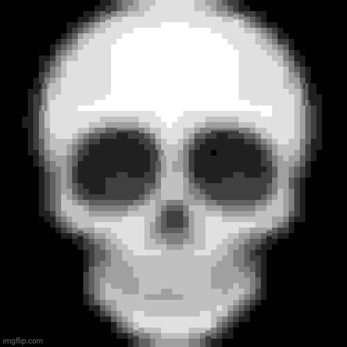 Skull emoji | image tagged in skull emoji | made w/ Imgflip meme maker