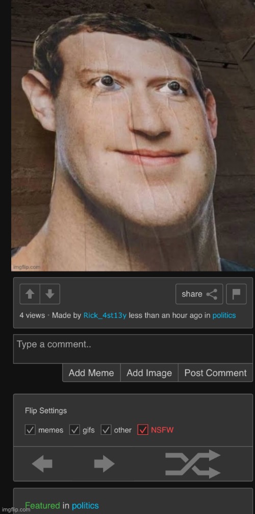 Yo how tf did this get featured | image tagged in mark zuckerberg | made w/ Imgflip meme maker