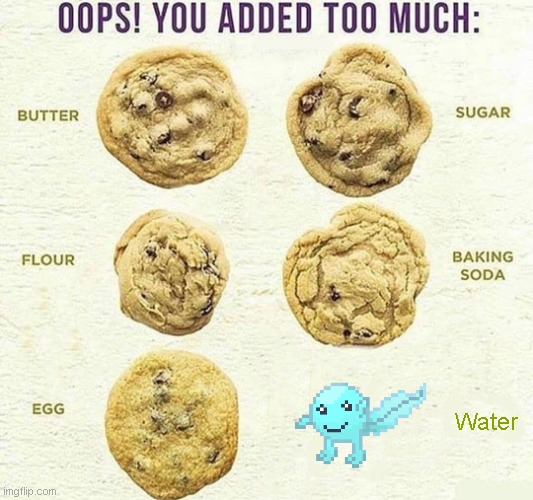 Oops, You Added Too Much | Water | image tagged in oops you added too much | made w/ Imgflip meme maker