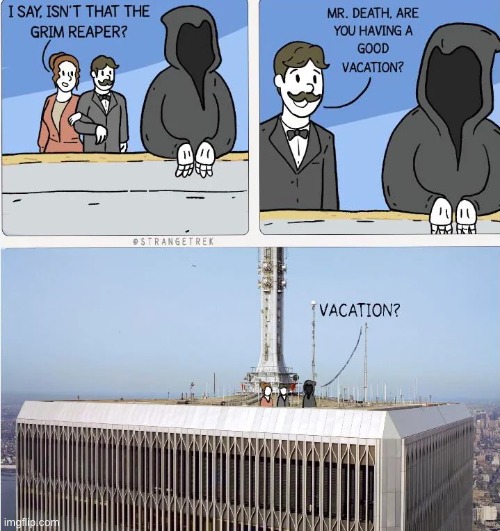 Yes, Rico. Kaboom. | image tagged in memes,funny,dark humor,twin towers,death,9/11 | made w/ Imgflip meme maker