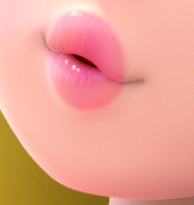 Princess Peach's Lips Blank Meme Template