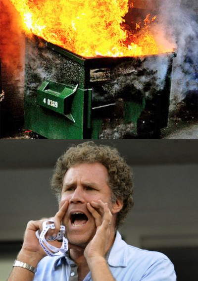 High Quality Will Farrell Ignore the Fire Blank Meme Template