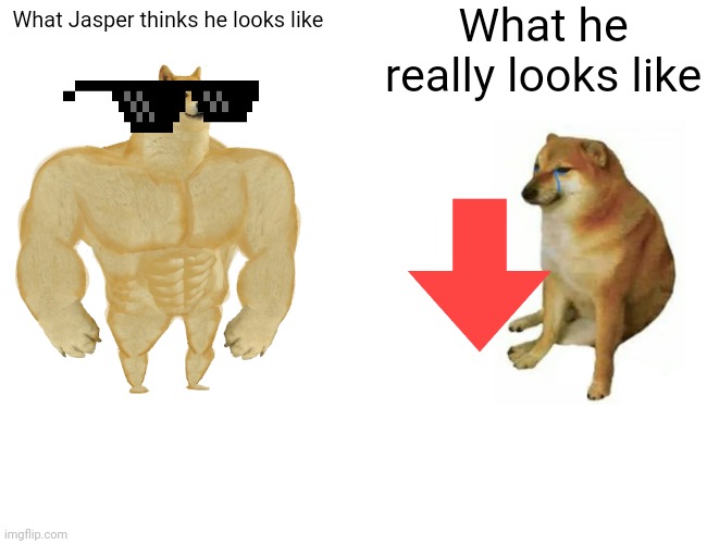 Buff Doge vs. Cheems Meme - Imgflip