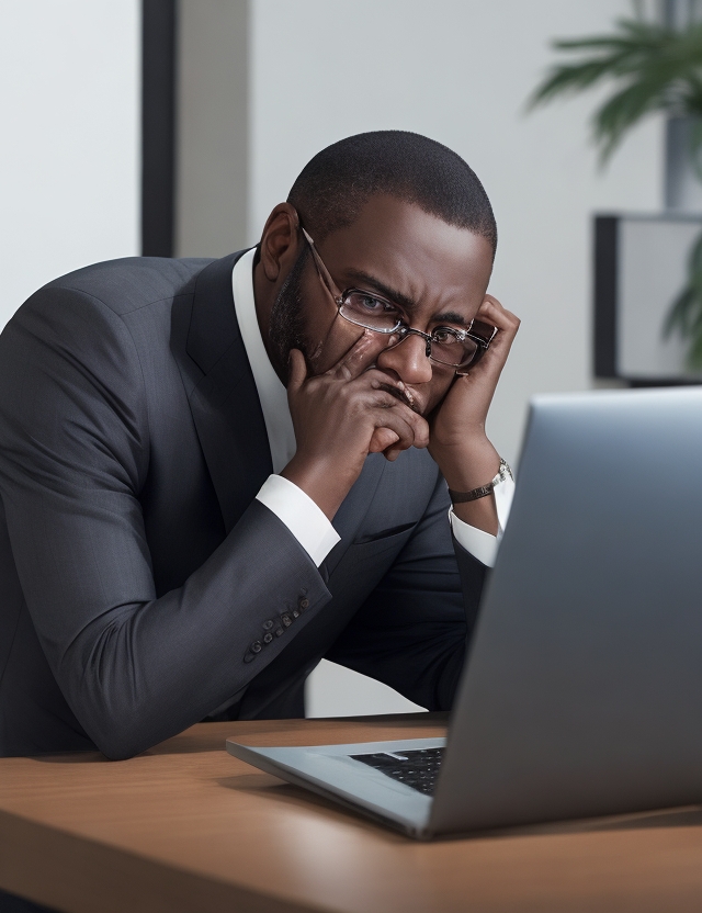 Frustrated businessman Blank Meme Template