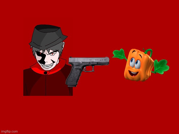 Mepios k1lls spookley (please respect my opinion on spookley | image tagged in halloween,cowboy,gun | made w/ Imgflip meme maker