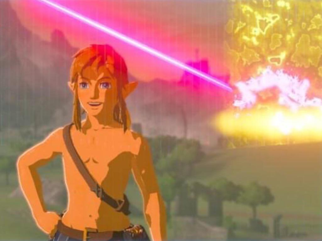 Link being unaffected by everything Blank Meme Template