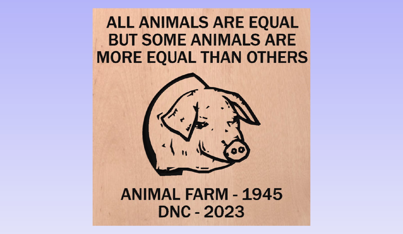 High Quality ANIMAL FARM Blank Meme Template