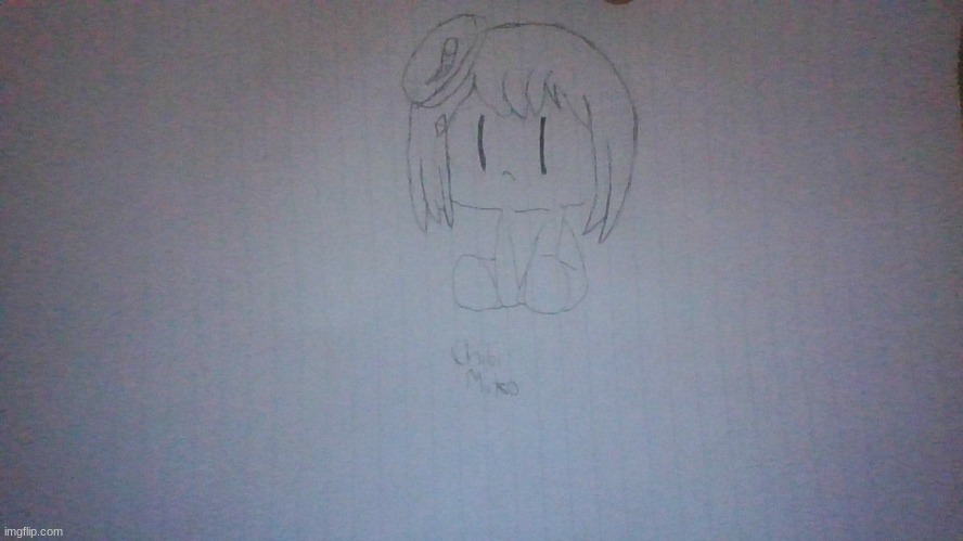 The lighting sucks, but the text says Chibi Miko | image tagged in cute,chibi | made w/ Imgflip meme maker