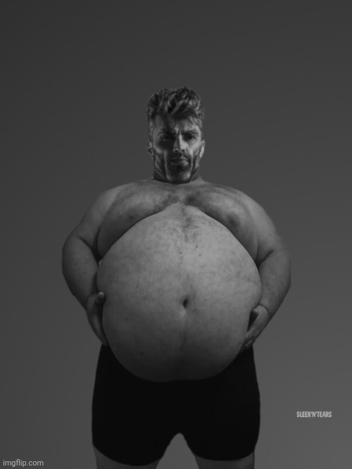 Fat Giga Chad | image tagged in fat giga chad | made w/ Imgflip meme maker