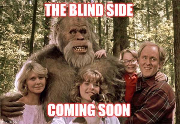 Blind3 | THE BLIND SIDE; COMING SOON | image tagged in blind3 | made w/ Imgflip meme maker