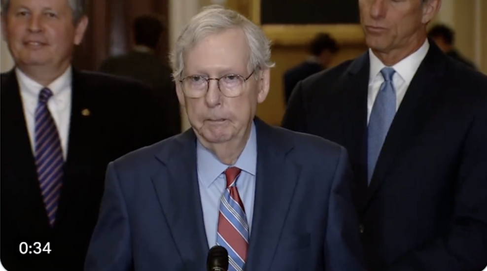 Mitch McConnell Freezing Blank Template - Imgflip