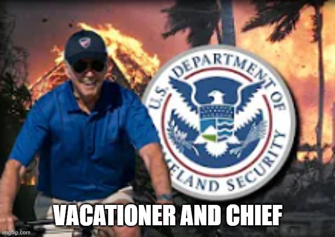 Vacation President (VP) | VACATIONER AND CHIEF | image tagged in biden,president_joe_biden,joe biden,kamala harris,vacation,summer vacation | made w/ Imgflip meme maker