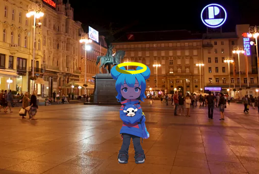 anime skyocean in zagreb Blank Meme Template