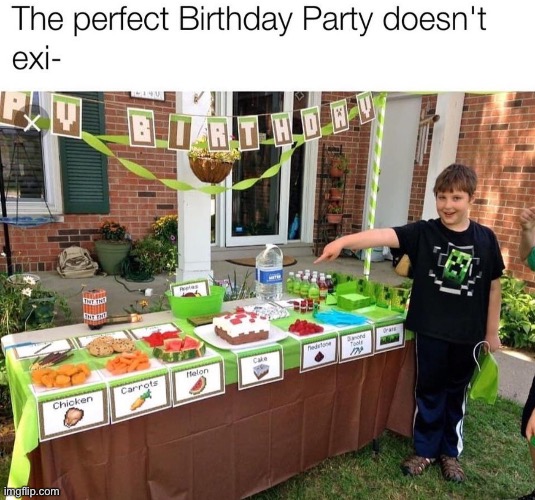 My friend had a party like this in grade 4 :) | made w/ Imgflip meme maker