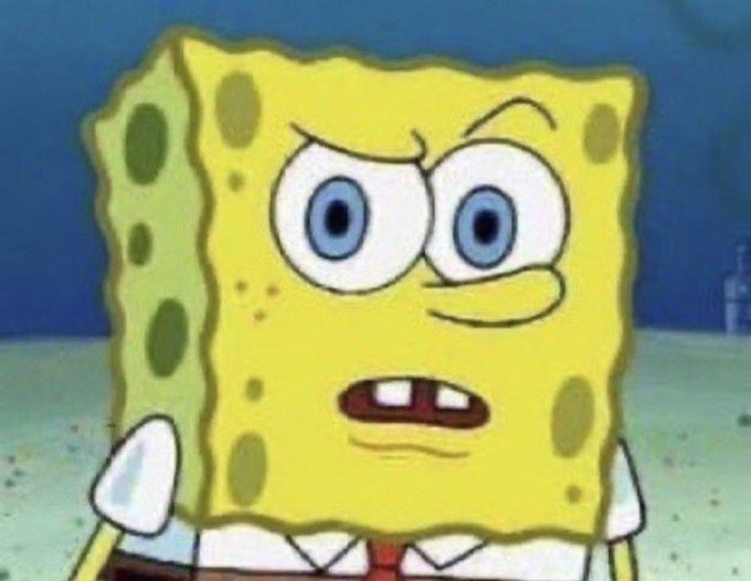 High Quality confused spongebob Blank Meme Template