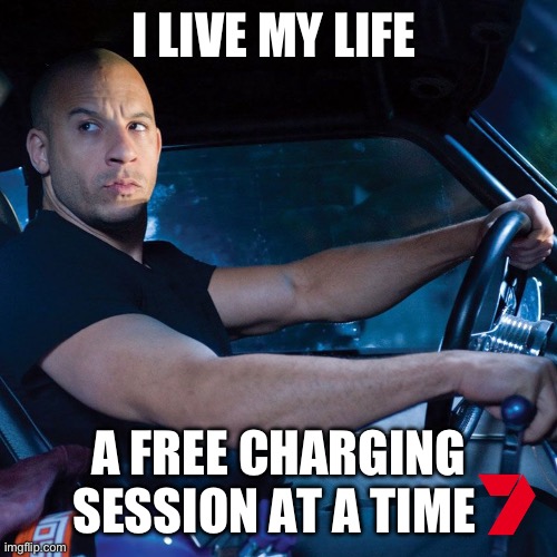 DOM TORETTO | I LIVE MY LIFE; A FREE CHARGING SESSION AT A TIME | image tagged in dom toretto | made w/ Imgflip meme maker