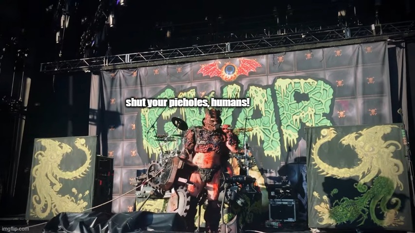 GWAR Blank Meme Template