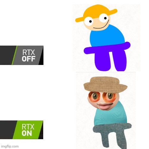 Thanks I hate it | image tagged in rtx on and off | made w/ Imgflip meme maker