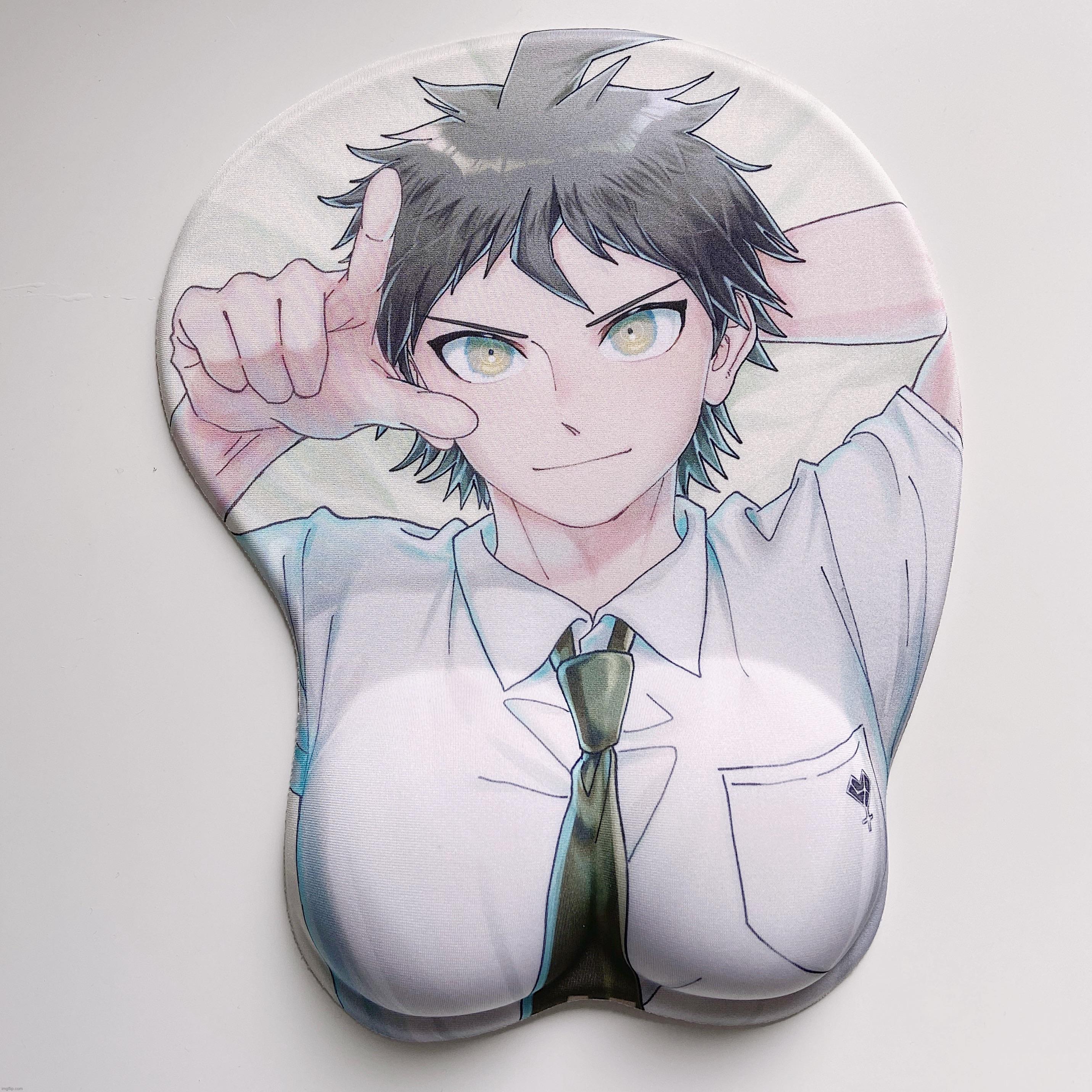 I can’t believe this is a real mousepad…I’M INVESTING NOW!!! Suck it Nagito fangirls | made w/ Imgflip meme maker