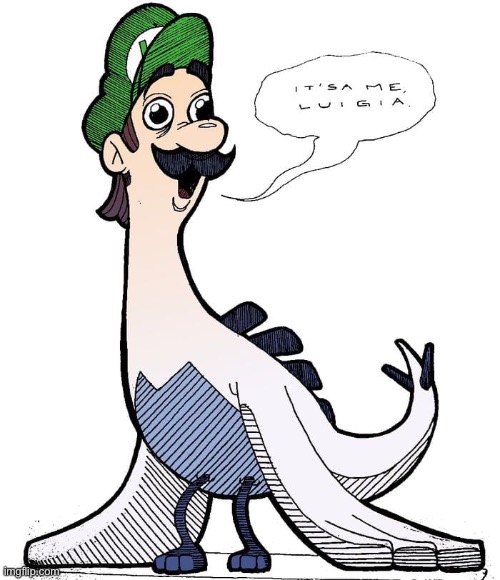 (Not my art) | image tagged in luigi,cursed | made w/ Imgflip meme maker