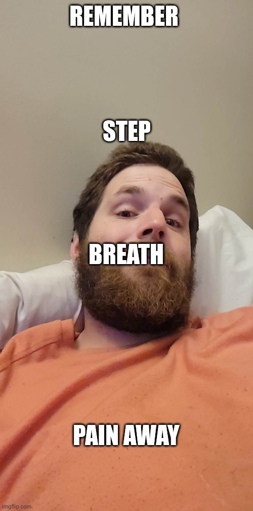 AEther breathing | REMEMBER; STEP; BREATH; PAIN AWAY | image tagged in faith,purpose,pain,happiness,hope | made w/ Imgflip meme maker