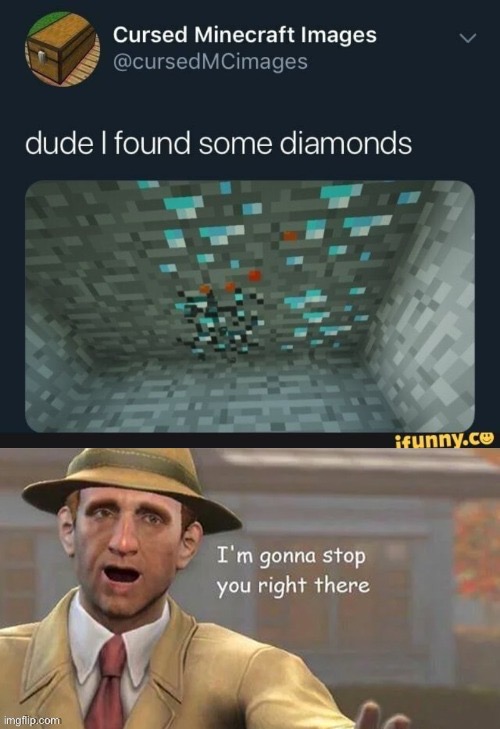 Holdup | image tagged in lava,minecraft,cursed | made w/ Imgflip meme maker